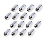 Lug Nut - Duplex Acorn - 9/16-18 in Right Hand Thread - 7/8 in Hex Head - 60 Degree Seat - Closed End - Steel - Chrome - Set of 16 thumbnail 1