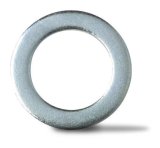 Wheel Washer - 0.75 in ID - 1.125 in OD - 0.12 in Thick - Steel - Zinc Oxide - Gorilla Duplex Mag Lug Nuts - Set of 100 thumbnail 1