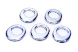 Wheel Washer - 0.695 in ID - 1.312 x 1.065 in Oval - 0.12 in Thick - Steel - Zinc Oxide - Gorilla Keystone Offset Lug Nuts - Set of 5 thumbnail 1