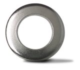 Wheel Washer - 0.695 in ID - 1.25 in OD - Steel - 0.157 in Thick - Chrome - Gorilla Cragar Center Lug Nuts - Set of 200 thumbnail 1