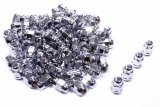 Lug Nut - Acorn Bulge - 14 mm x 1.50 Right Hand Thread - 13/16 in Hex Head - 60 Degree Seat - Closed End - Steel - Chrome - Set of 100 thumbnail 1