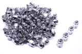 Lug Nut - Acorn Bulge - 7/16-20 in Right Hand Thread - 13/16 in Hex Head - 60 Degree Seat - Closed End - Steel - Chrome - Set of 100 thumbnail 1