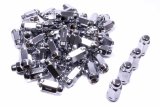 Lug Nut - Extra Long Acorn Bulge - 9/16-18 in Right Hand Thread - 13/16 in Hex Head - 60 Degree Seat - Closed End - Steel - Chrome - Set of 60 thumbnail 1