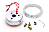 Steering Wheel Adapter - GT3 - 3-Bolt GT Wheel to OE Column - Hardware Included - Aluminum - Polished - Ford - Kit thumbnail 1