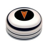 Horn Button - GT3 - Pontiac Logo - Aluminum - Polished - 3-Bolt Steering Wheels - Each thumbnail 1