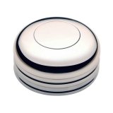 Horn Button - GT3 Low Profile - Engraving Available - Aluminum - Polished - 3-Bolt Steering Wheels - Each thumbnail 1