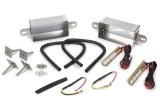 Tail Lights - LED - High / Low Module - Box Mounts / Hardware Included - LED light Strip / Amber LEDs Included - Stainless - Universal - Kit thumbnail 1