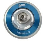 Head and Neck Support Hardware - Post Anchor - FIA Approved - Blue - Pair thumbnail 2
