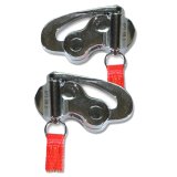 Head and Neck Support Hardware - Quick Click Anchor - SFI 38.1 - Stainless - Pair thumbnail 2