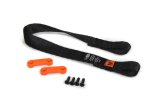 Head and Neck Support Tether - Pro Ultra - Sliding Quick Click Tether - Replacement - 16 in Length - Black - Head and Neck Support - Kit thumbnail 1