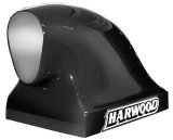 Hood Scoop - Comp I Dragster - 16 in Tall - 13.75 in Wide - 22 in Long - Fiberglass - Black - Each thumbnail 1