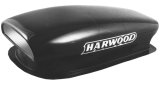 Hood Scoop - Aero II - 9.5 in Tall - 16.5 in Wide - 28 in Long - Fiberglass - Black - Each thumbnail 1