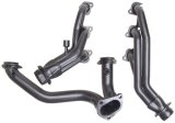 Headers - Street - 1.5 in Primary - Stock Collector Flange - Y-Pipe Included - Gaskets / Hardware Included - Steel - Black Paint - Ford V6 - Explorer / Ranger 1990-96 - Kit thumbnail 1
