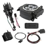 Fuel Injection - Sniper 2 EFI - Throttle Body - Square Bore - Computer / Distributor / Ignition Coil / Wiring - Black - Small Block Ford - Kit thumbnail 1