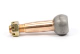 Ball Joint Stud - 1.500 in/ft Taper - 3.63 in Long - Standard Length - 1.475 in Ball - 5/8-18 in Thread - Steel - Copper Plated - Each thumbnail 1