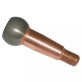 Ball Joint Stud - 2.000 in/ft Taper - 4.31 in Long - Standard Length - 1.475 in Ball - 5/8-18 in Thread - Steel - Copper Plated - Each thumbnail 1