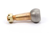 Ball Joint Stud - 2.000 in/ft Taper - 3.41 in Long - Standard Length - 1.437 in Ball - 9/16-18 in Thread - Steel - Copper Plated - Each thumbnail 1