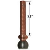 Tie Rod Stud - Quick Bump - 3.800 in Length - Plus 1 in Boss - Shouldered - Steel - Howe Quick Bump Tie Rods - Each thumbnail 1