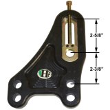 Trailing Arm Bracket - Driver Side - Frame Mount - Bolt-On - Adjustable - Aluminum - Black Anodized - Each thumbnail 1