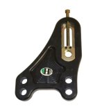 Trailing Arm Bracket - Passenger Side - Frame Mount - Bolt-On - Adjustable - Aluminum - Black Anodized - Each thumbnail 1