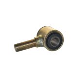 Trailing Arm End - 2.4 in Wide - 3/4-16 in Right Hand Thread - Rubber / Steel - Black / Cadmium - Each thumbnail 1