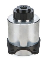 Master Cylinder Reservoir - Remote Mount - Dual 1/8 in NPT Female Outlets - Aluminum - Natural - Each thumbnail 1