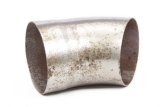 Exhaust Tip - Slip-On - 5 in Diameter - 5 in Diameter Round Outlet - Single Wall - Cut Edge - Angled Cut - Turndown Style - 45 Degree - Steel - Natural - Each thumbnail 1