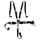 Harness - 5 Point - Latch and Link - SFI 16.1 - Ratchet Adjust - Bolt-In / Wrap Around - Individual Harness - HANS Ready - Black - Kit thumbnail 1