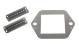 Tachometer Bracket - Plate Type - Aluminum - Natural - Tel Tac - Sprint Car - Each thumbnail 1