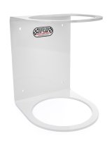 Nitrogen Bottle Holder - 7 in Diameter Bottles - Aluminum - White Powder Coat - Each thumbnail 1