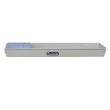 Wheel Spacer Rack - Wall Mount - 23 in Thick - Aluminum - White Powder Coat - Each thumbnail 1