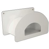 Air Hose Bracket - Wall Mount - Aluminum - White Powder Coat - Each thumbnail 1