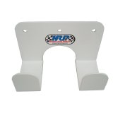 Push Broom Holder - Small - Wall Mount - Aluminum - White Powder Coat - Each thumbnail 1