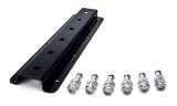 Radius Rod Rack - Wall Mount - Upper - 15 in Long - 12 Rod Capacity - Aluminum - Black Powder Coat - Each thumbnail 1