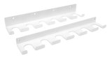 Radius Rod Rack - Tray - Lower - 15 in Long - 12 Rod Capacity - Aluminum - White Powder Coat - Each thumbnail 1