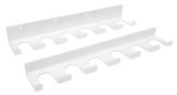 Radius Rod Rack - Tray - Lower - 15 in Long - 12 Rod Capacity - Aluminum - White Powder Coat - Each thumbnail 1