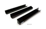 Wing Holder Tray - Wall Mount - Top Wing - Aluminum - Black Powder Coat - Each thumbnail 1