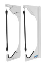 Nose Wing Mount - Sprint Nose Wing - Adjustable - Bungee Cords - Wall Mount - Aluminum - White Powder Coat - Kit thumbnail 1
