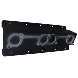 Header Mount - Wall Mount - Aluminum - Black Powder Coat - Kit thumbnail 1
