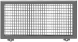 Radiator Screen - 0.5 in Screen Spacing - Aluminum - Natural - Sprint Car - Each thumbnail 1