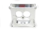 Carburetor Adapter - 1.5 in Thick - 4 Hole - Square Bore to Dominator - Aluminum - Polished - Each thumbnail 1