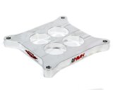 Carburetor Spacer - Super Sucker - 0.65 in Thick - 4 Hole - Square Bore - Aluminum - Polished - Each thumbnail 1