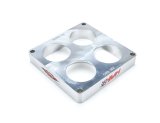 Carburetor Spacer - Super Sucker - 1 in Thick - 4 Hole - 2.125 in Bore Diameter - Dominator Flange - Aluminum - Natural - Each thumbnail 1