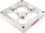 Carburetor Spacer - Super Sucker - 1 in Thick - 4 Hole - Dominator Flange - Aluminum - Polished - Each thumbnail 1