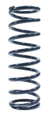 Coil Spring - Coil-Over - 2.5 in ID - 14 in Length - 375 lb/in Spring Rate - Steel - Blue Powder Coat - Each thumbnail 1
