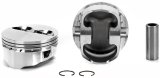 Piston - Premium Forged - Forged - 4.060 in Bore - 1.5 x 1.5 x 3.0 mm Ring Grooves - Minus 5.00 cc - Small Block Chevy - Set of 8 thumbnail 1