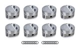 Piston - Premium Forged - Forged - 4.030 in Bore - 1/16 x 1/16 x 3/16 in Ring Grooves - Minus 4.90 cc - Small Block Chevy - Set of 8 thumbnail 1