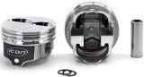 Piston - Premium Forged - Forged - 4.060 in Bore - 1/16 x 1/16 x 3/16 in Ring Grooves - Minus 4.90 cc - Small Block Chevy - Set of 8 thumbnail 1