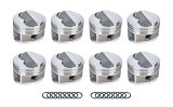 Piston - Premium Forged - Forged - 4.040 in Bore - 1/16 x 1/16 x 3/16 in Ring Grooves - Plus 6.30 cc - Small Block Chevy - Set of 8 thumbnail 1