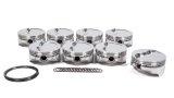 Piston - Premium - Forged - 4.125 in Bore - 1/16 x 1/16 x 3/16 in Ring Grooves - Minus 15.20 cc - Small Block Chevy - Set of 8 thumbnail 1